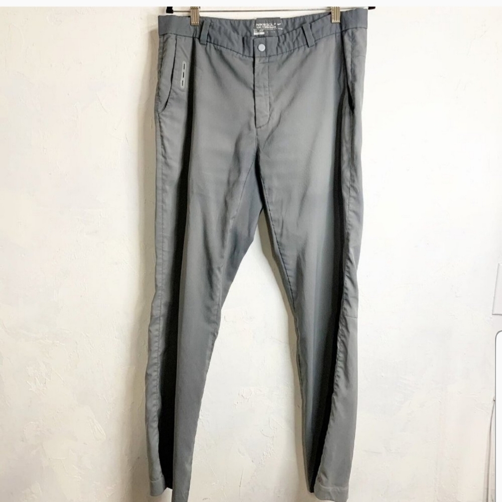 Nike Golf Tour Performance Pants Mens 34x30 Gray Dri Fit Lightweight